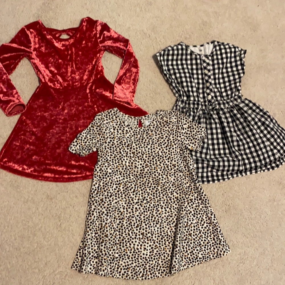 🍁3-size 4 girls fall dresses 🍁